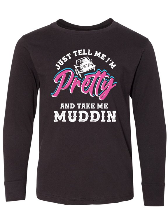 Off Roading Mudding Gift for Her Long Sleeve Youth T-Shirt