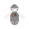 thumbnail image 1 of Inktastic Off To The Races with Cowgirl on Horse Girls Long Sleeve Baby Bodysuit, 1 of 5