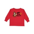 thumbnail image 1 of Inktastic Off To The Races with Cowgirl on Horse Girls Long Sleeve Toddler T-Shirt, 1 of 5