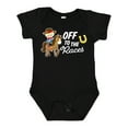 thumbnail image 1 of Inktastic Off to the Races with Cowboy on Horse Boys Baby Bodysuit, 1 of 5
