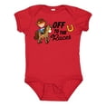 thumbnail image 1 of Inktastic Off to the Races with Cowboy on Horse Boys Baby Bodysuit, 1 of 5