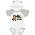 thumbnail image 1 of Inktastic Off to the Races with Cowgirl on Horse Girls Baby Bodysuit, 1 of 5