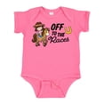 thumbnail image 1 of Inktastic Off to the Races with Cowgirl on Horse Girls Baby Bodysuit, 1 of 5