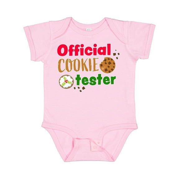 Inktastic Official Cookie Tester Christmas Cookies Boys or Girls Baby Bodysuit