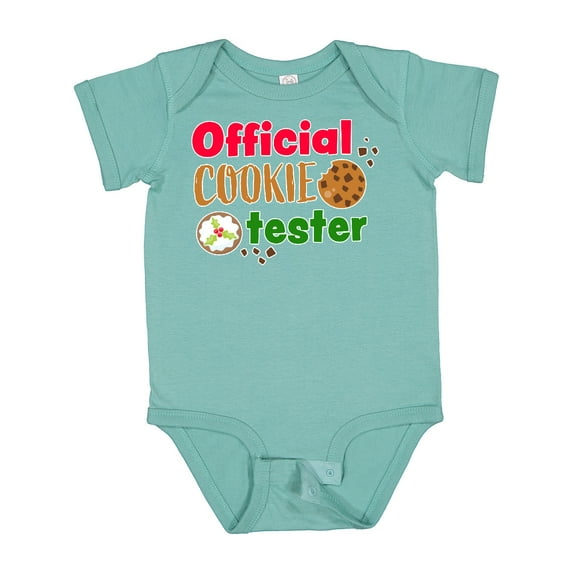 Inktastic Official Cookie Tester Christmas Cookies Boys or Girls Baby Bodysuit
