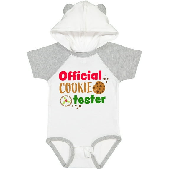 Inktastic Official Cookie Tester Christmas Cookies Boys or Girls Baby Bodysuit
