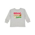 thumbnail image 1 of Inktastic Official Cookie Tester Christmas Cookies Boys or Girls Long Sleeve Toddler T-Shirt, 1 of 5