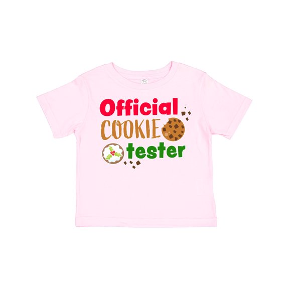 Inktastic Official Cookie Tester Christmas Cookies Boys or Girls Toddler T-Shirt
