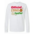 thumbnail image 1 of Inktastic Official Cookie Tester Christmas Cookies Long Sleeve T-Shirt, 1 of 5