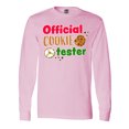 thumbnail image 1 of Inktastic Official Cookie Tester Christmas Cookies Long Sleeve T-Shirt, 1 of 5