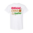 thumbnail image 1 of Inktastic Official Cookie Tester Christmas Cookies T-Shirt, 1 of 5