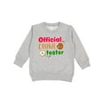thumbnail image 1 of Inktastic Official Cookie Tester Christmas Cookies Toddler Sweatshirt, 1 of 4