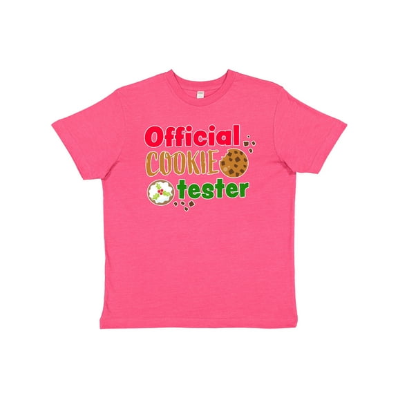 Inktastic Official Cookie Tester Christmas Cookies Youth T-Shirt