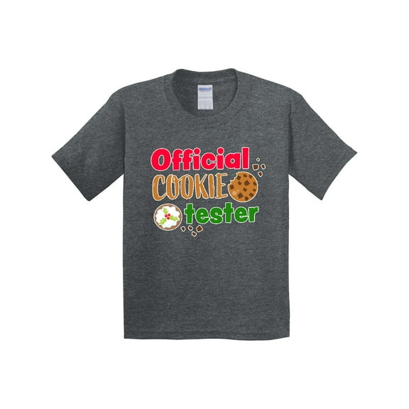 Inktastic Official Cookie Tester Christmas Cookies Youth T-Shirt