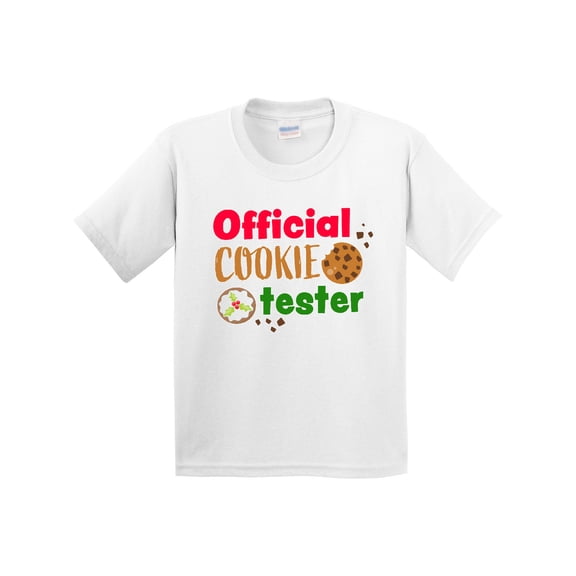 Inktastic Official Cookie Tester Christmas Cookies Youth T-Shirt