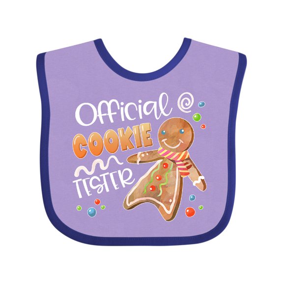 Inktastic Official Cookie Tester Cute Gingerbread Boys or Girls Baby Bib