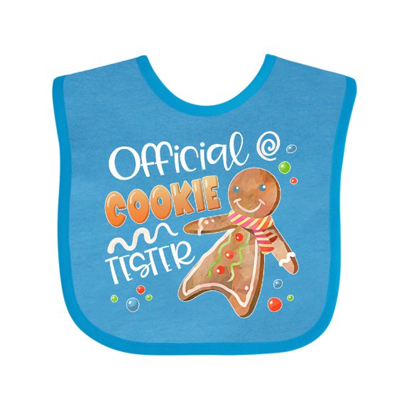 Inktastic Official Cookie Tester Cute Gingerbread Boys or Girls Baby Bib