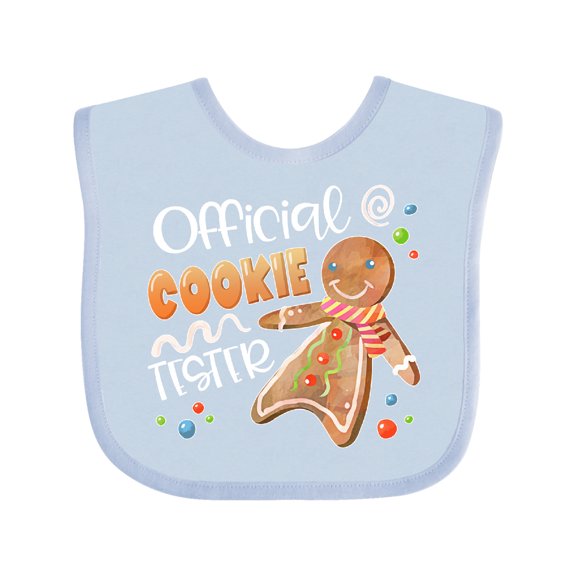 Inktastic Official Cookie Tester Cute Gingerbread Boys or Girls Baby Bib