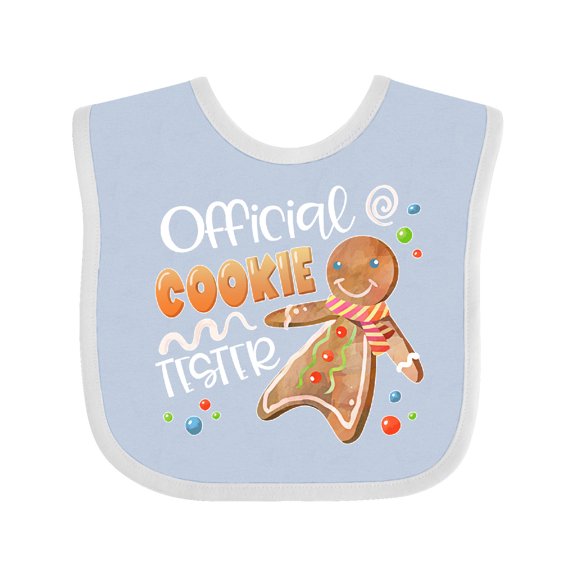 Inktastic Official Cookie Tester Cute Gingerbread Boys or Girls Baby Bib