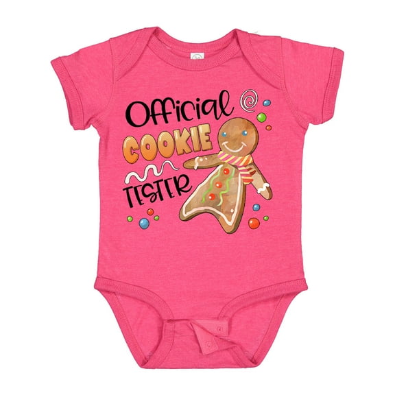 Inktastic Official Cookie Tester Cute Gingerbread Boys or Girls Baby Bodysuit