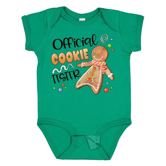 Inktastic Official Cookie Tester Cute Gingerbread Boys or Girls Baby Bodysuit