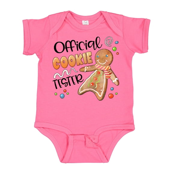 Inktastic Official Cookie Tester Cute Gingerbread Boys or Girls Baby Bodysuit