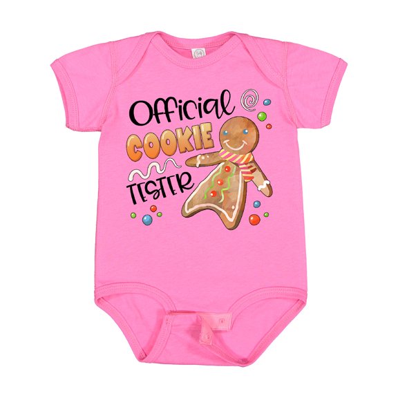 Inktastic Official Cookie Tester Cute Gingerbread Boys or Girls Baby Bodysuit