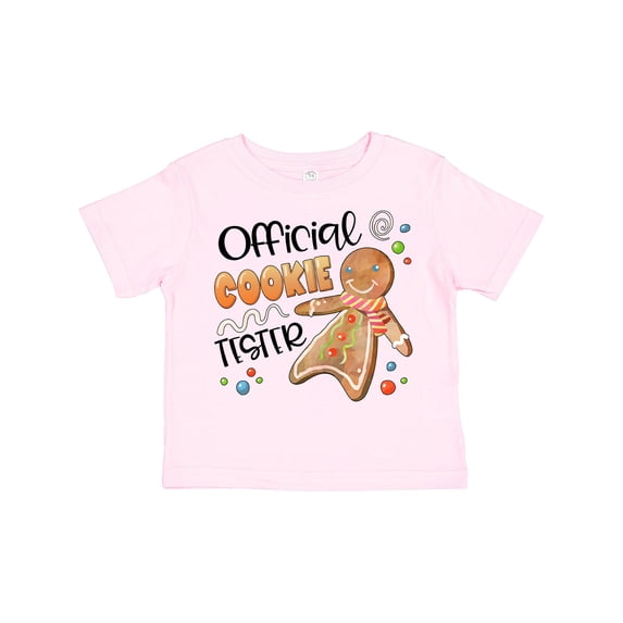 Inktastic Official Cookie Tester Cute Gingerbread Boys or Girls Toddler T-Shirt