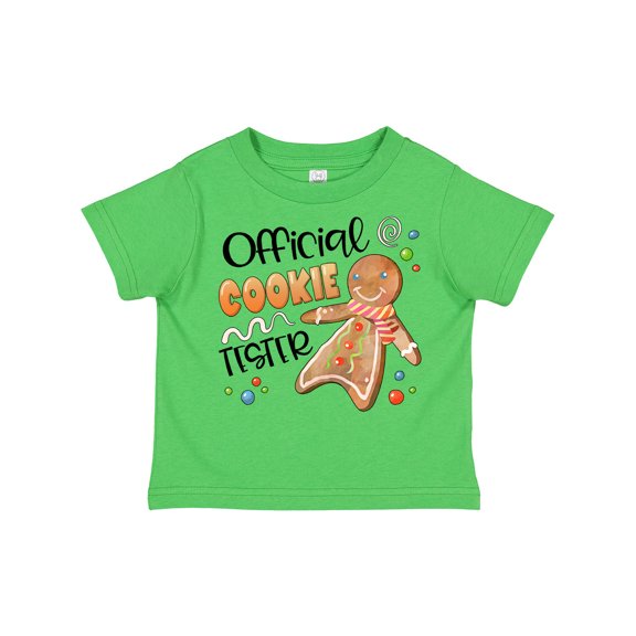 Inktastic Official Cookie Tester Cute Gingerbread Boys or Girls Toddler T-Shirt