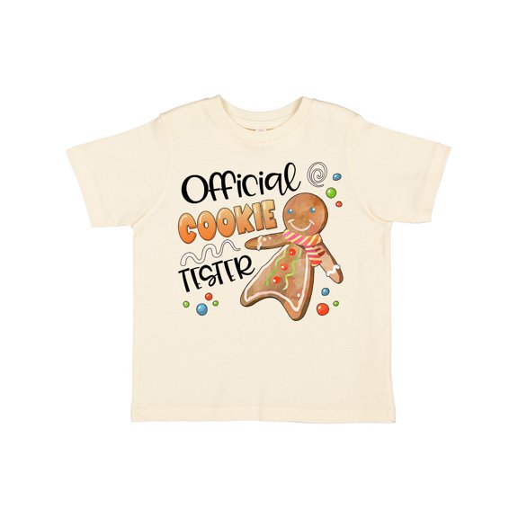 Inktastic Official Cookie Tester Cute Gingerbread Boys or Girls Toddler T-Shirt