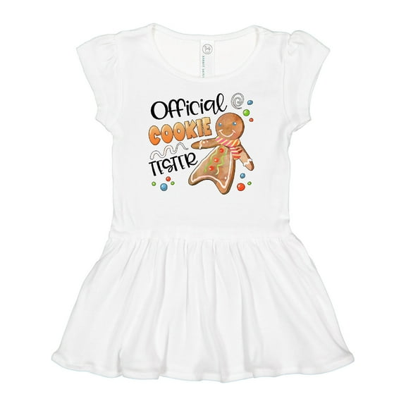 Inktastic Official Cookie Tester Cute Gingerbread Girls Baby Dress