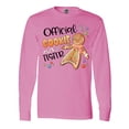 thumbnail image 1 of Inktastic Official Cookie Tester Cute Gingerbread Long Sleeve T-Shirt, 1 of 5