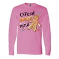 thumbnail image 1 of Inktastic Official Cookie Tester Cute Gingerbread Long Sleeve T-Shirt, 1 of 5