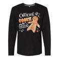 thumbnail image 1 of Inktastic Official Cookie Tester Cute Gingerbread Long Sleeve T-Shirt, 1 of 5