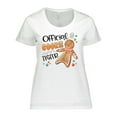 thumbnail image 1 of Inktastic Official Cookie Tester Cute Gingerbread Women's Plus Size T-Shirt, 1 of 5