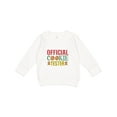 thumbnail image 1 of Inktastic Official Cookie Tester Toddler Sweatshirt, 1 of 4