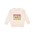 thumbnail image 1 of Inktastic Official Cookie Tester Toddler Sweatshirt, 1 of 4