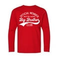 thumbnail image 1 of Inktastic Official Member of the Cool Big Brother Club Long Sleeve Youth T-Shirt, 1 of 5