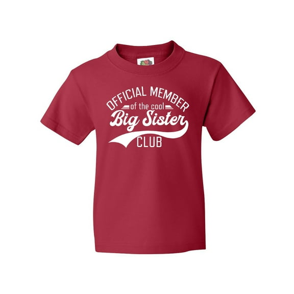 Inktastic Official Member of the Cool Big Sister Club Youth T-Shirt