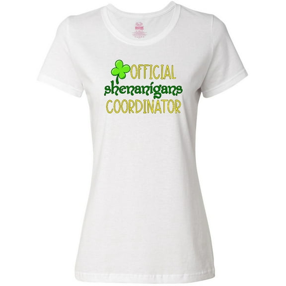 Inktastic Official Shenanigans Coordinator St. Patrick's Day Women's T-Shirt