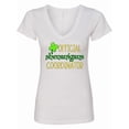 thumbnail image 1 of Inktastic Official Shenanigans Coordinator St. Patrick's Day Women's V-Neck T-Shirt, 1 of 5