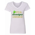 thumbnail image 1 of Inktastic Official Shenanigans Coordinator St. Patrick's Day Women's V-Neck T-Shirt, 1 of 5
