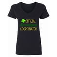 thumbnail image 1 of Inktastic Official Shenanigans Coordinator St. Patrick's Day Women's V-Neck T-Shirt, 1 of 5