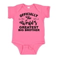 thumbnail image 1 of Inktastic Officially The World's Greatest Big Brother Boys Baby Bodysuit, 1 of 5