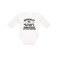 thumbnail image 1 of Inktastic Officially The World's Greatest Little Sister Girls Long Sleeve Baby Bodysuit, 1 of 5