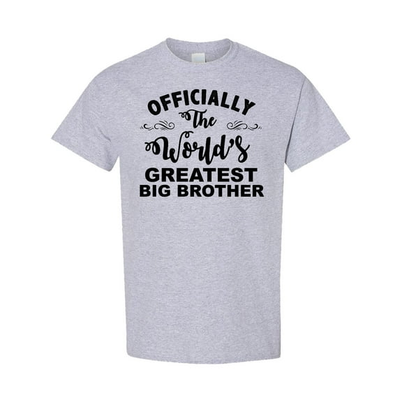 Inktastic Officially the World's Greatest Big Brother T-Shirt