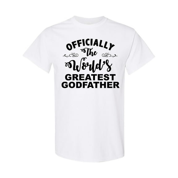 Inktastic Officially the World's Greatest Godfather T-Shirt