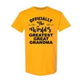 thumbnail image 1 of Inktastic Officially the World's Greatest Great Grandma T-Shirt, 1 of 5