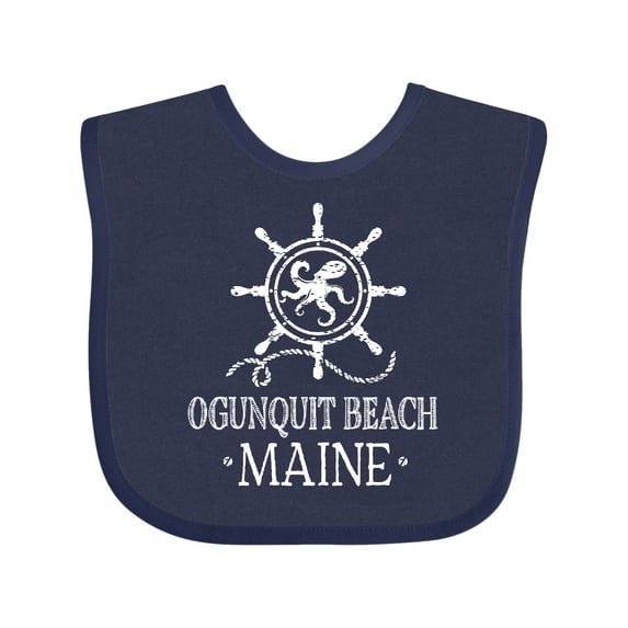 Inktastic Ogunquit Beach Maine Boys or Girls Baby Bib