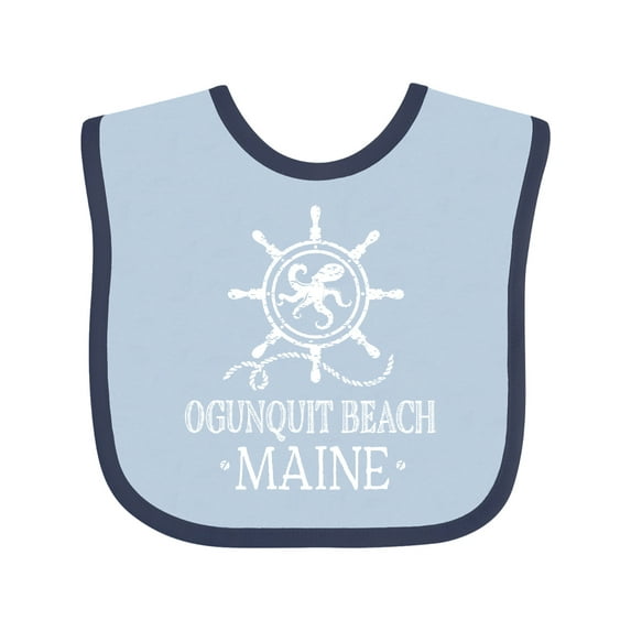 Inktastic Ogunquit Beach Maine Boys or Girls Baby Bib